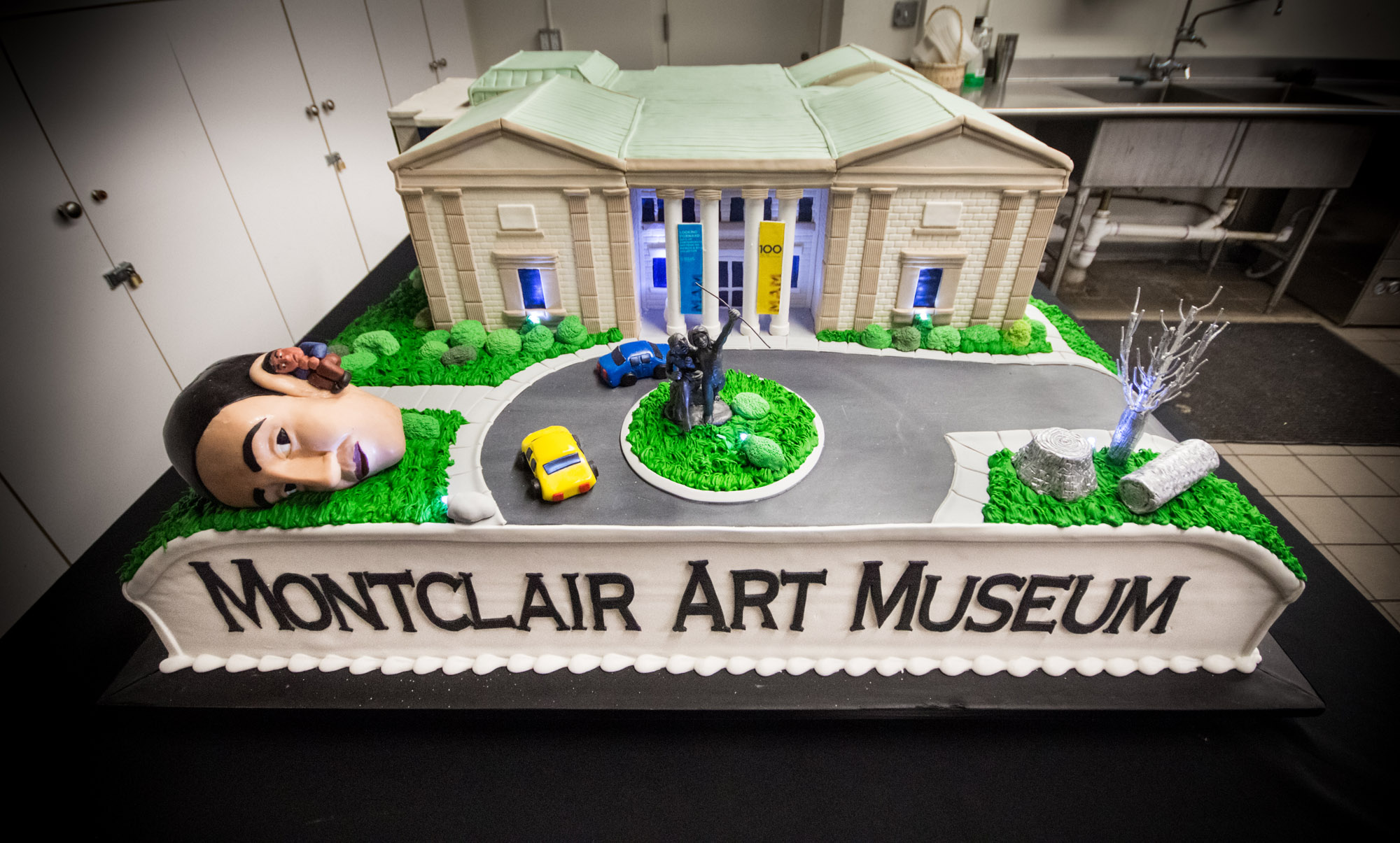Montclair Art Museum celebrated its 100 years with a Centennial cake 
