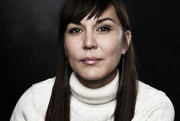 headshot image of artist cara romero 