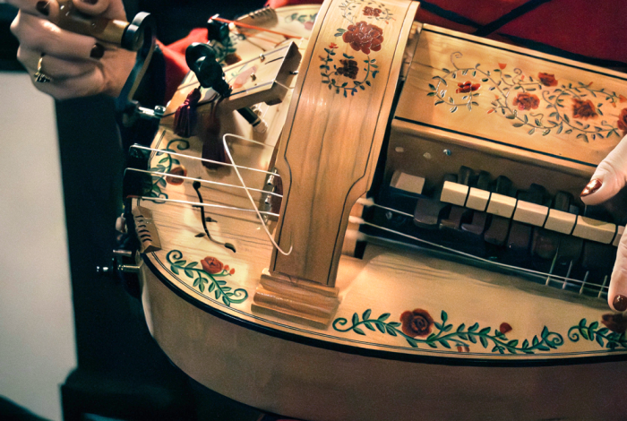 Close up of Hurdy Gurdy